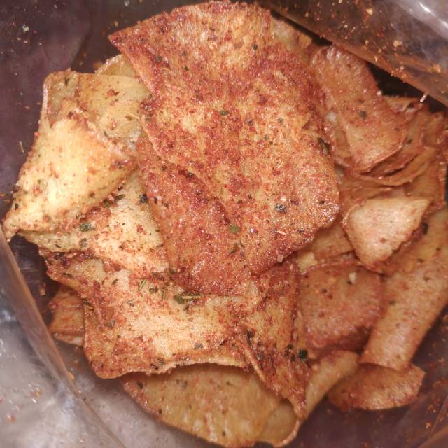 

Keripik Singkong Jeruk Pedas