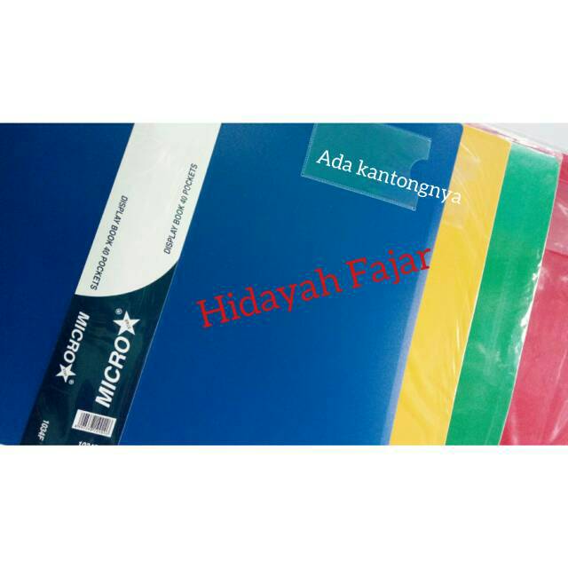 

Clear holder / display book