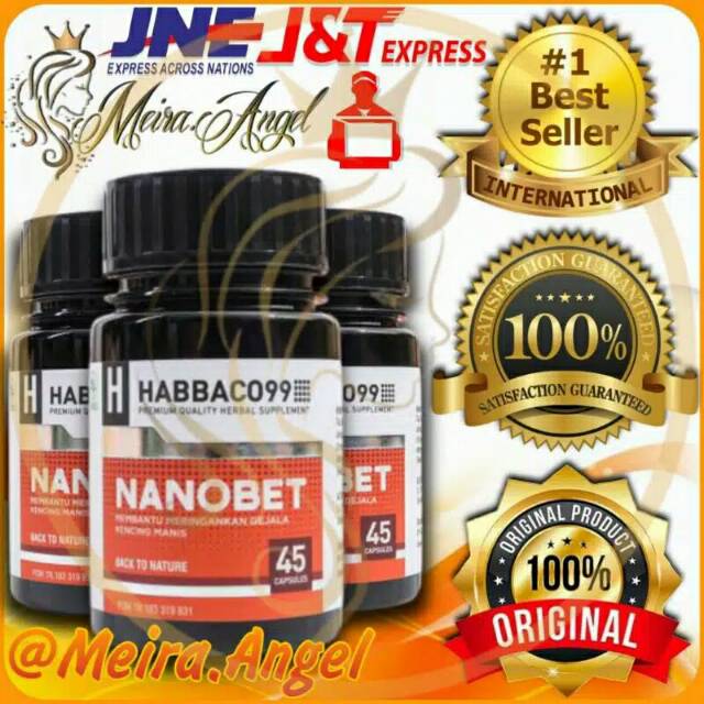 NANOBET Asli Original Habbaco99 Obat Herbal Atasi Gula Darah Diabetes Dan Kencing Manis Manjur