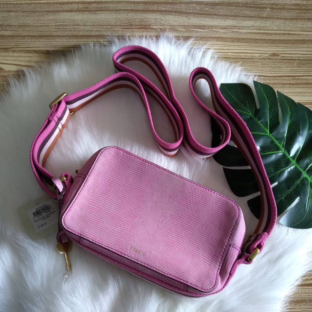 Tas FossilOriginal Billie Fushcia New Original
