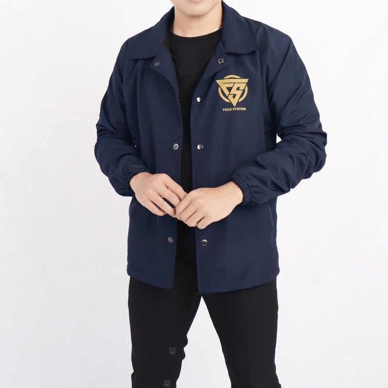 Jaket Coach Windbreaker Parasut Folksystem orginal
