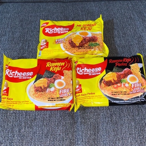 

MIE RICHEESE GORENG DAN RAMEN LEVEL 0 3 READY STOCK