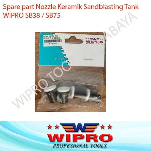 Spare Part Gun Nozzle Keramik Sandblasting Tank WIPRO SB38 / SB75