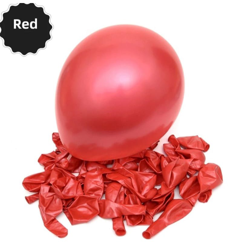 (2PCS) Balon latex metalik / balon karet polos / plendungan /  grosir / BISA COD 4U CLOTHING