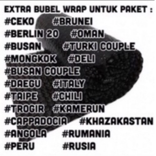 tambahan bubel wrap