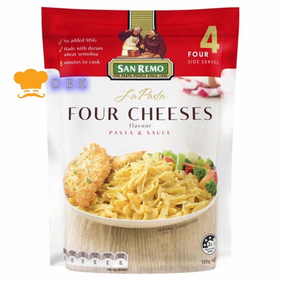 

SAN REMO La Pasta Four Cheese Keju 4 Rasa 120 Gr Instant