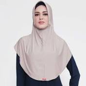 ZOYA HIJAB JILBAB INSTAN BERGO HUSNA CASUAL ZOYA ORI READY-KHAKI (ON MODEL) 21