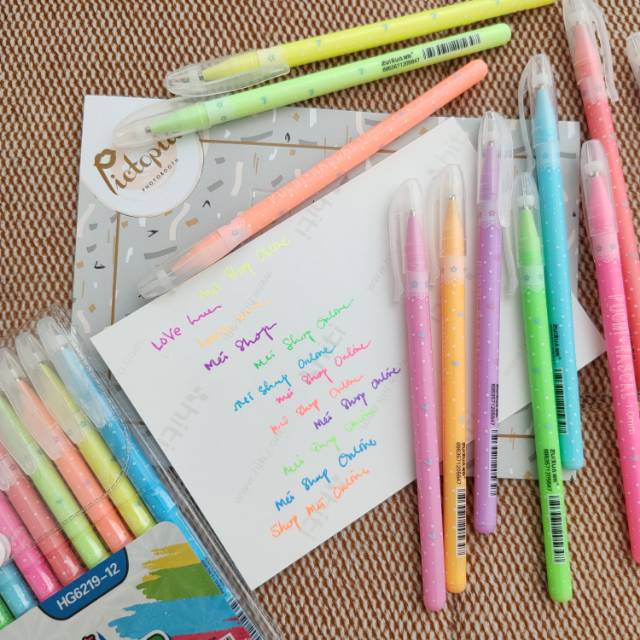 

Pulpen 12 Warna Candy Neon Murah + Bagus Banget