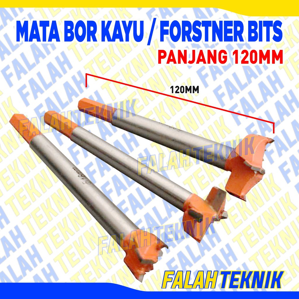 FORTNER BITS MATA BOR ENGSEL SENDOK 16mm s/d 32mm MATA BOR KAYU Panjang
