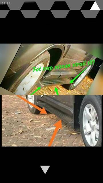 Foot Step Nissan X-Trail T31 2008-2014