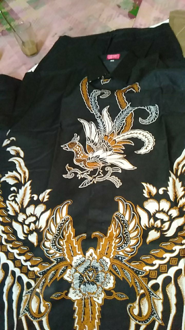 Waranggana Pendek Kemeja Batik Pria Katun Sragenan Full Furing