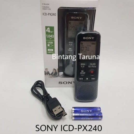 Voice Recorder Sony ICD-PX240 Perekam Suara Sony ICD-PX240