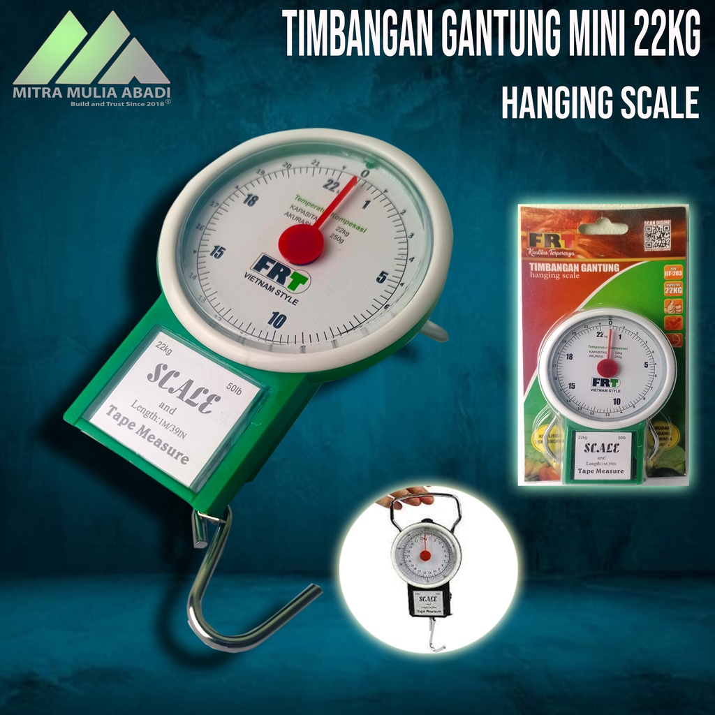 Timbangan Gantung Mini 22kg | Hanging Scale 22kg