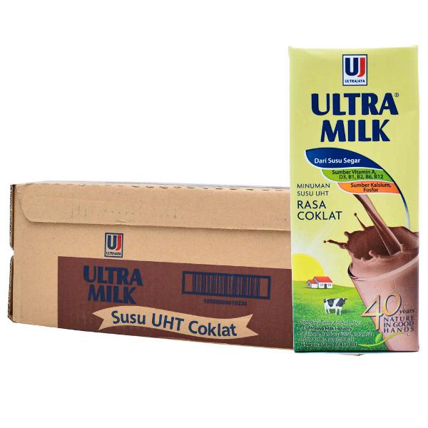 

Susu Ultra rasa Coklat 250 ml x 24 pcs