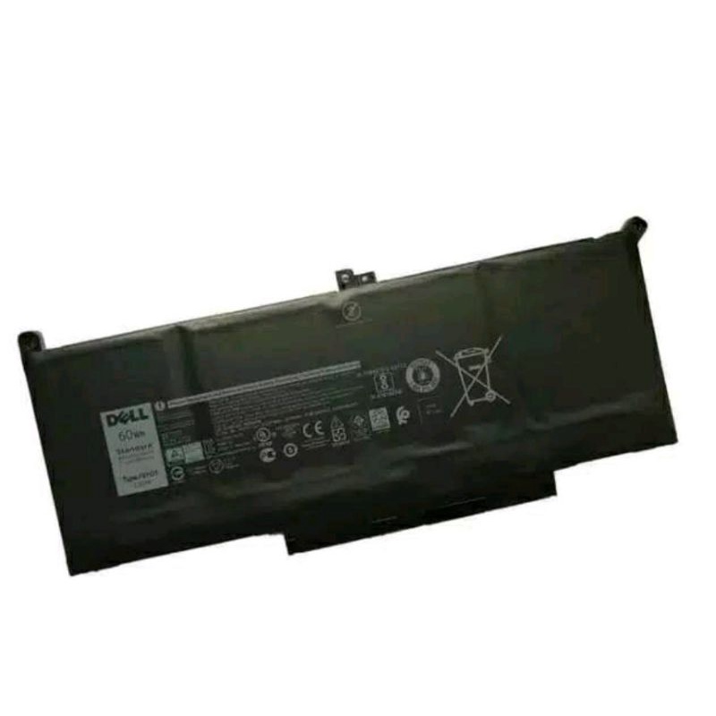 Baterai Battery DELL Latitude E7280  E7290 E7380 E7390 E7480 E7490 F3YGT 60Wh