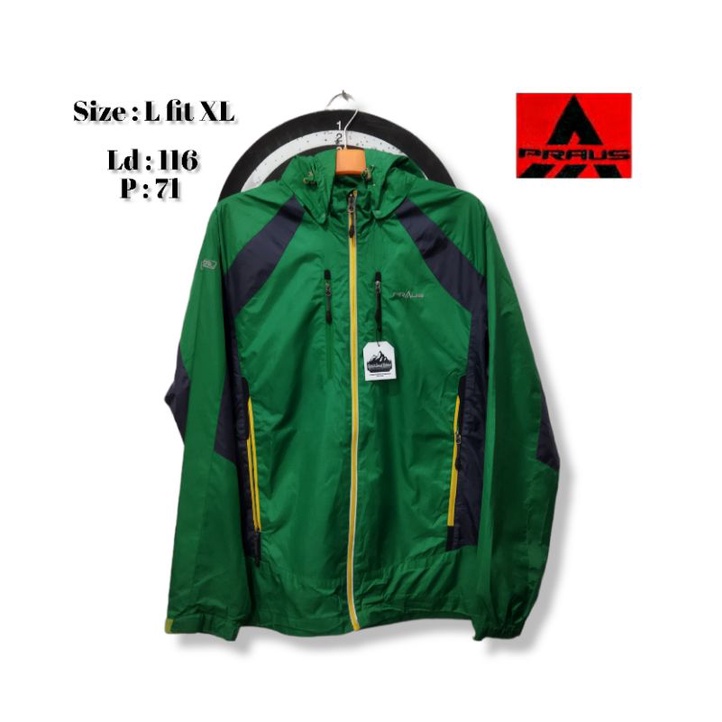jaket outdoor second praus size l fit xl