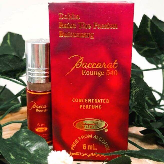 BACCARAT Parfum DOBHA Kemasan 6ml Minyak Wangi Roll On Non Alkohol