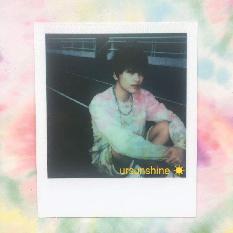 haechan polaroid nct dream hello future , hello ver.