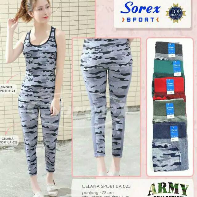 SET BRA SOREX ARMY SPORT UA025 DAN 2123 LEGING