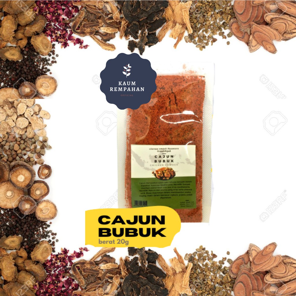 

Bumbu / Bumbu Penyedap - Cajun Bubuk - Cajun Seasoning - Cajun Powder