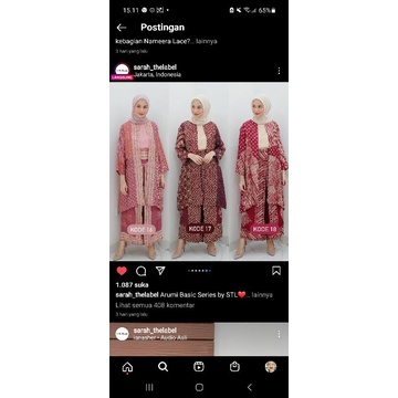 Kulot Set Arumi basic by sarah the label kode 18