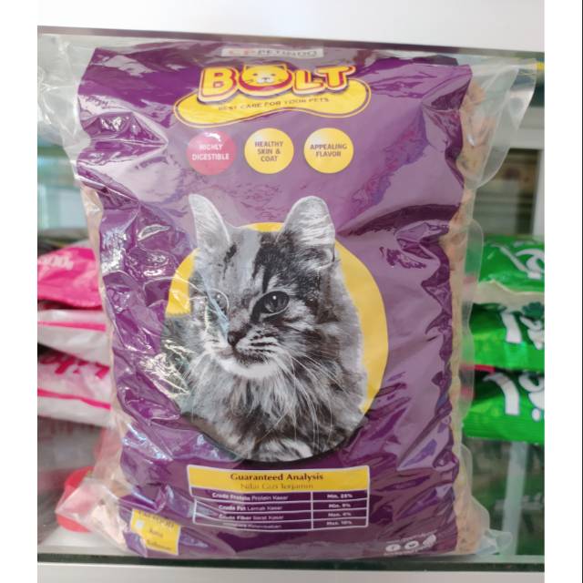 Bolt PAKAN KUCING repack 1 Kg