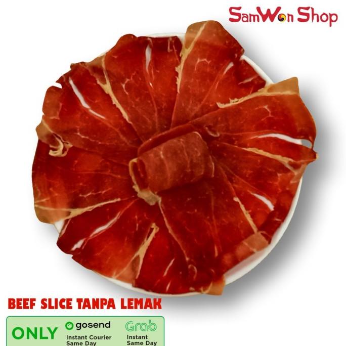 

Beef Slice Tanpa Lemak 500Gr-Daging Sapi Iris Yakiniku Shabu Titioktari2
