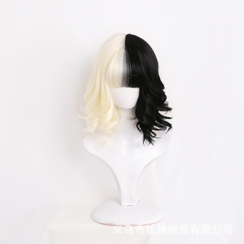 Wig lintas batas wanita  dan Amerika karena penutup kepala penuh rambut manusia Kuila Cruella yang s