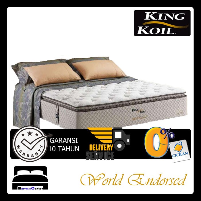 Fachriagro- Springbed King Koil World Endorsed Double ( Kasur ) 160 / 180 / 200 - Ukuran 160X200