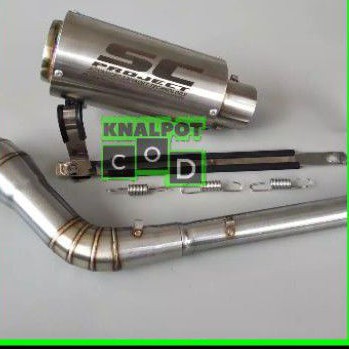 knalpot sc leher atas BEAT//VARIO125//VARIO150
