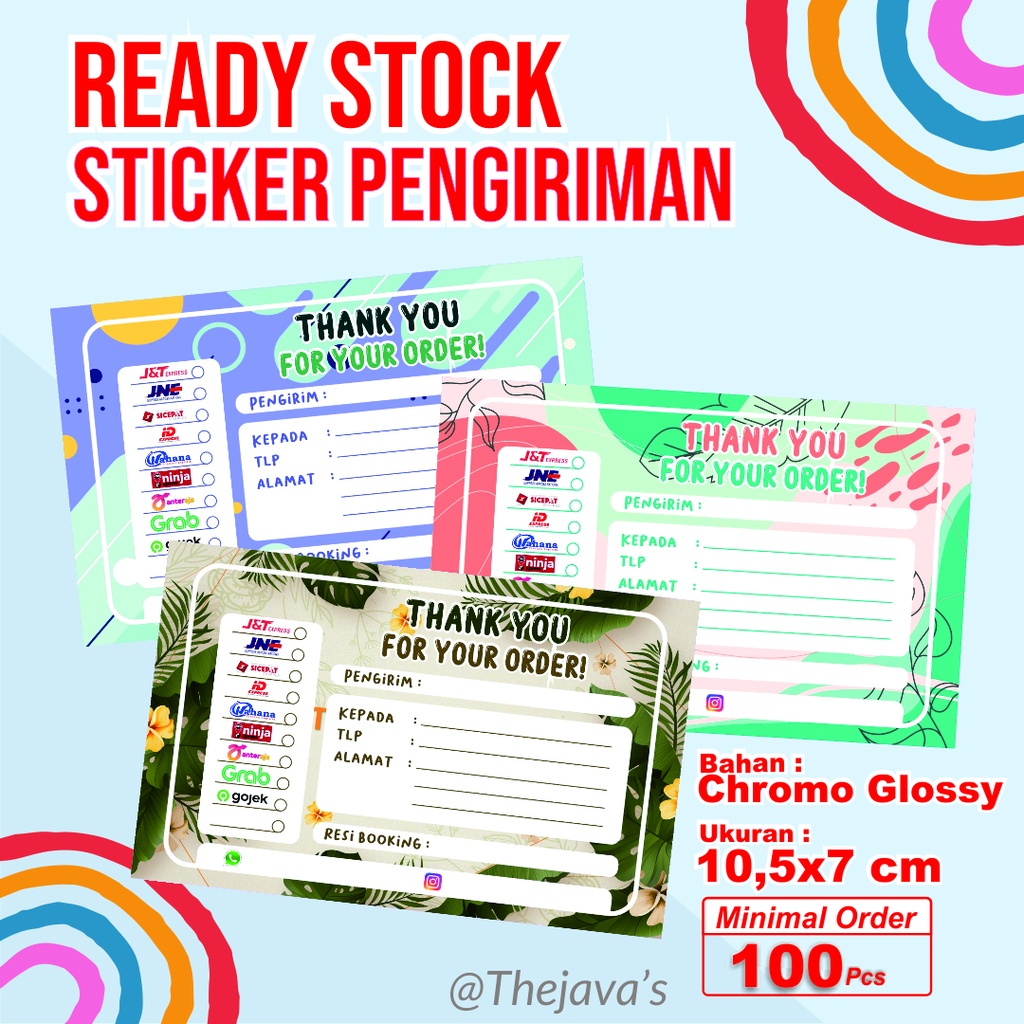 

STIKER PENGIRIMAN / STIKER PENGIRIMAN ONLINE SHOP / STIKER PENGIRIMAN MURAH / LABEL PENGIRIMAN READY STOCK