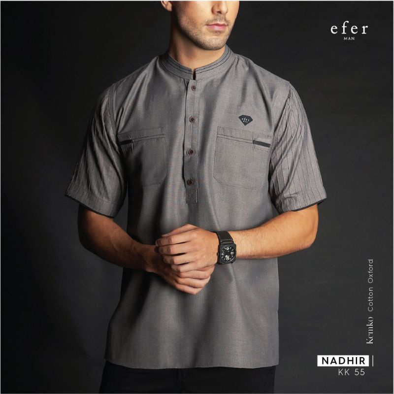 Koko Nadhil by Efer original Efermanofficial Marroon size S
