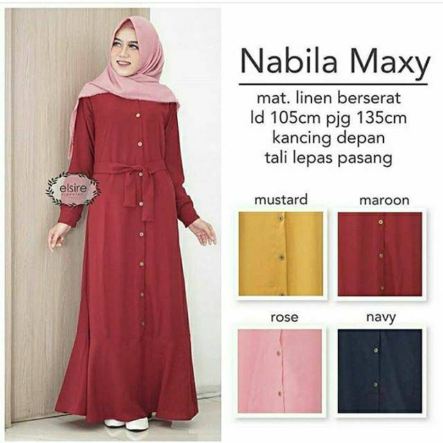 Nabila maxy dress elsire