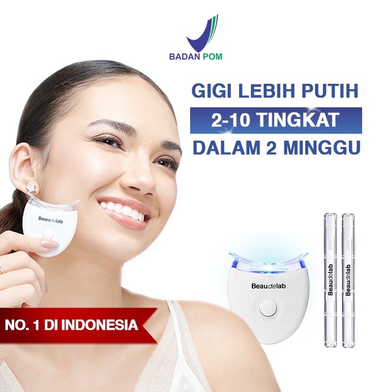 Beaudelab Pro Teeth Whitening Kit - Beaudelab pemutih gigi permanen - teeth whitening kit