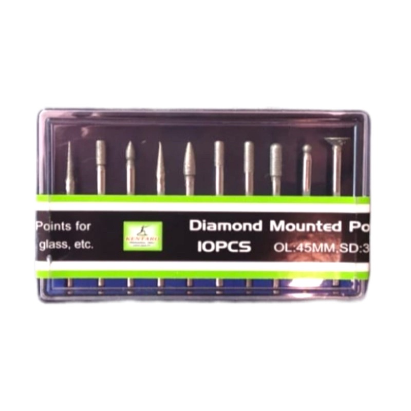Mata bor ukir kirir cun mini grinder besi batu granit kermaik paralon kaca akrilik kayu set 10pcs 20