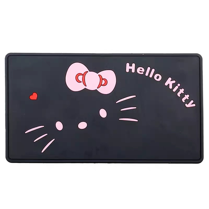 Anti slip dasbord mobil mickey size besar mickey minnie  hello kitty doraemon dasbord