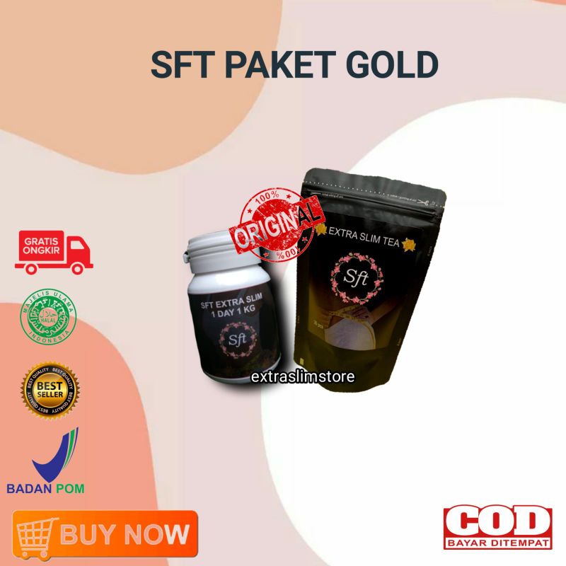 PELANGSING SFT EXTRA SLIM PAKET (GOLD) ORIGINAL