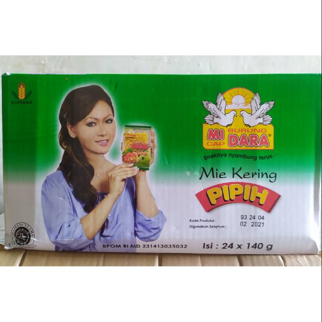 

Mie burung dara pipih