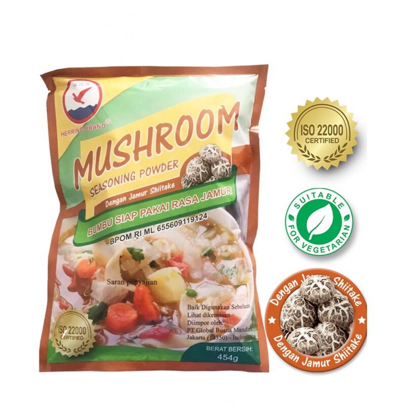 Mushroom hering brand Bukan Totole 454 gram