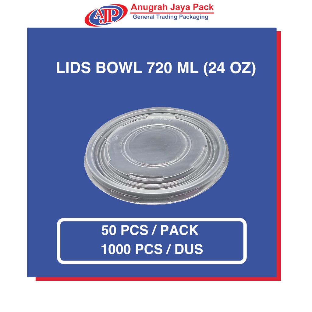 Tutup Paper Bowl / Lids Paper Bowl 720ml (24 OZ)