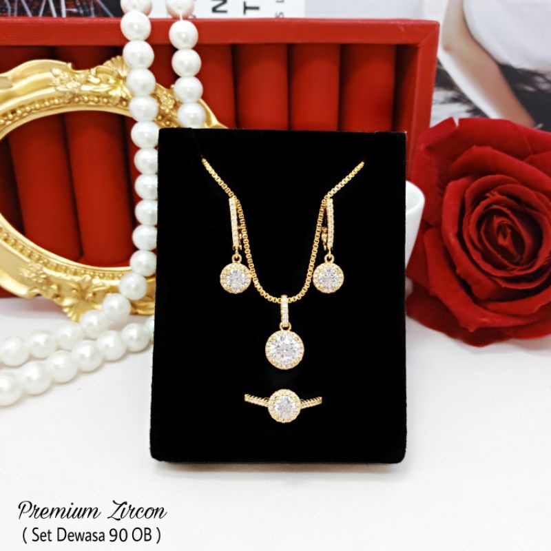 Perhiasan Xuping Set Premium Zircon 90 OB