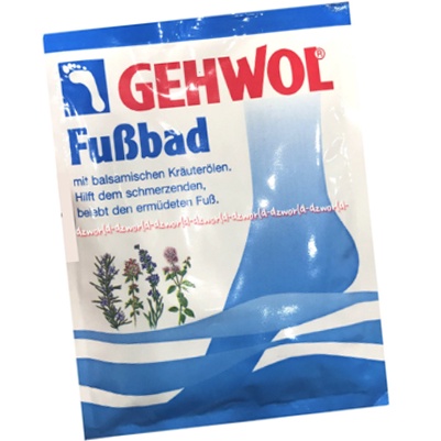 Gehwol Fubbad Foot Bath 20gr Bubuk Perendam Kaki Untuk Kaki Pecah Pecah Kusam Kering Kasar Geh Wol Sachet Gehwoll