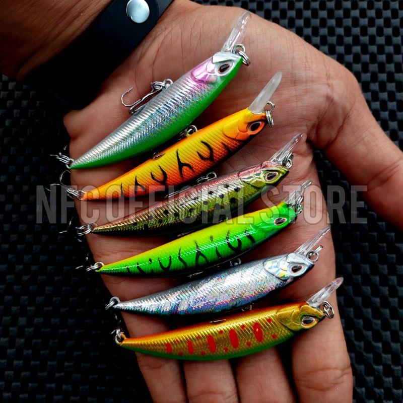 Lure minnow sinking 8 cm 8,5 gram Long Cast BEST KILLER ACTION