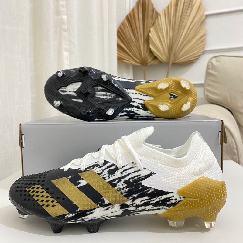 SEPATU BOLA ADIDAS PREDATOR MUTATOR 20.1 WHITE GOLD BLACK FG