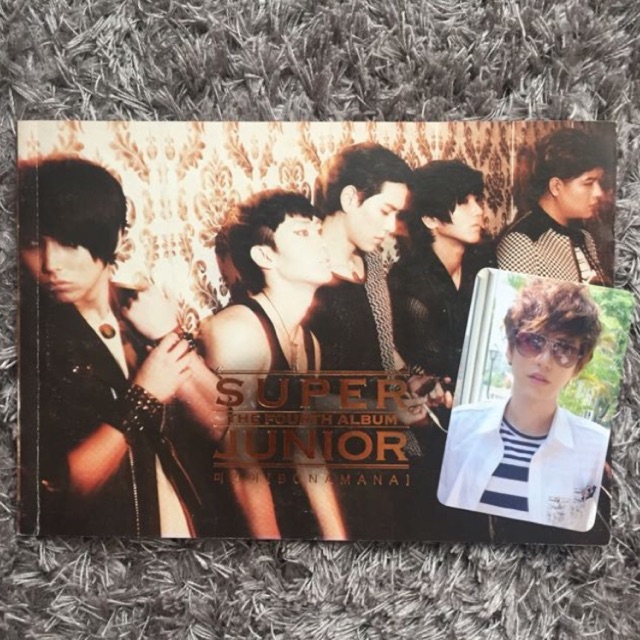 Preloved album SUPER JUNIOR - Bonamana with Kyuhyun photocard