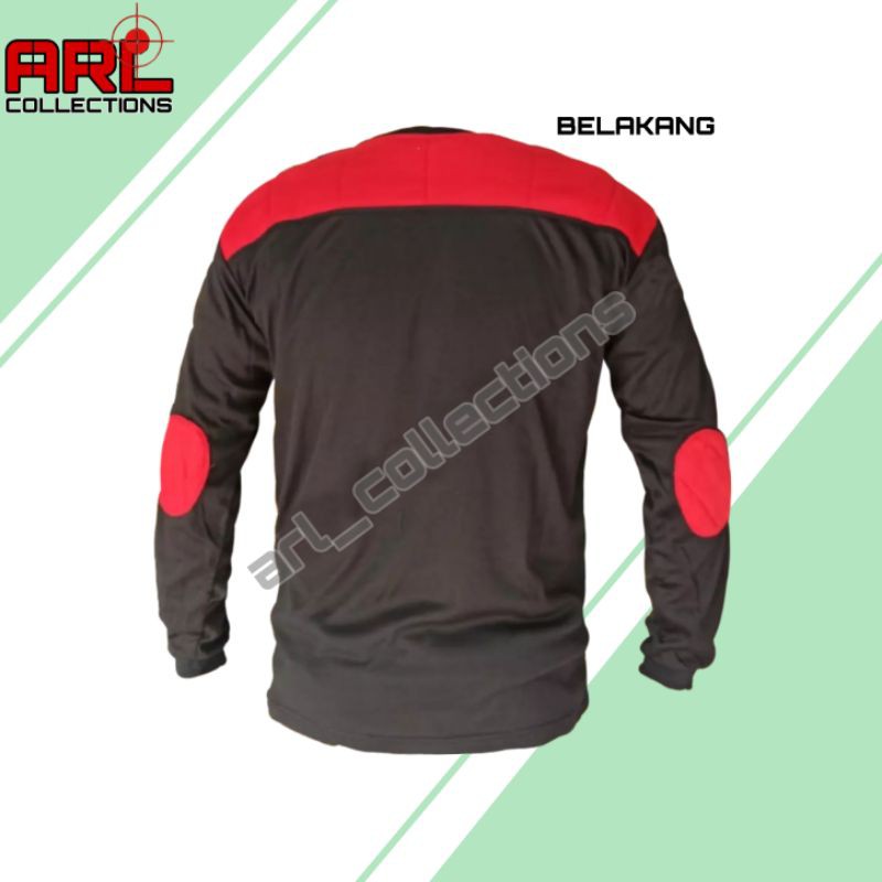 BAJU KAOS T-SHIRT LENGAN PANJANG HITAM/KAOS DECKER PANJANG POLOS/KAOS LENGAN PANJANG LAPANGAN