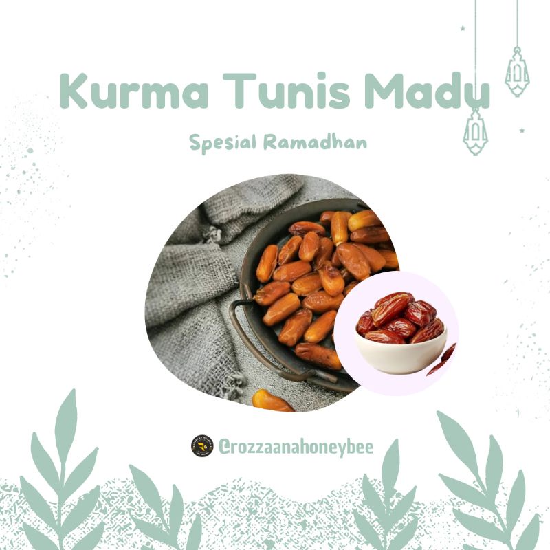

KURMA TUNIS MADU / KURMA TUNISIA NON TANGKAI/ KURMA MADU
