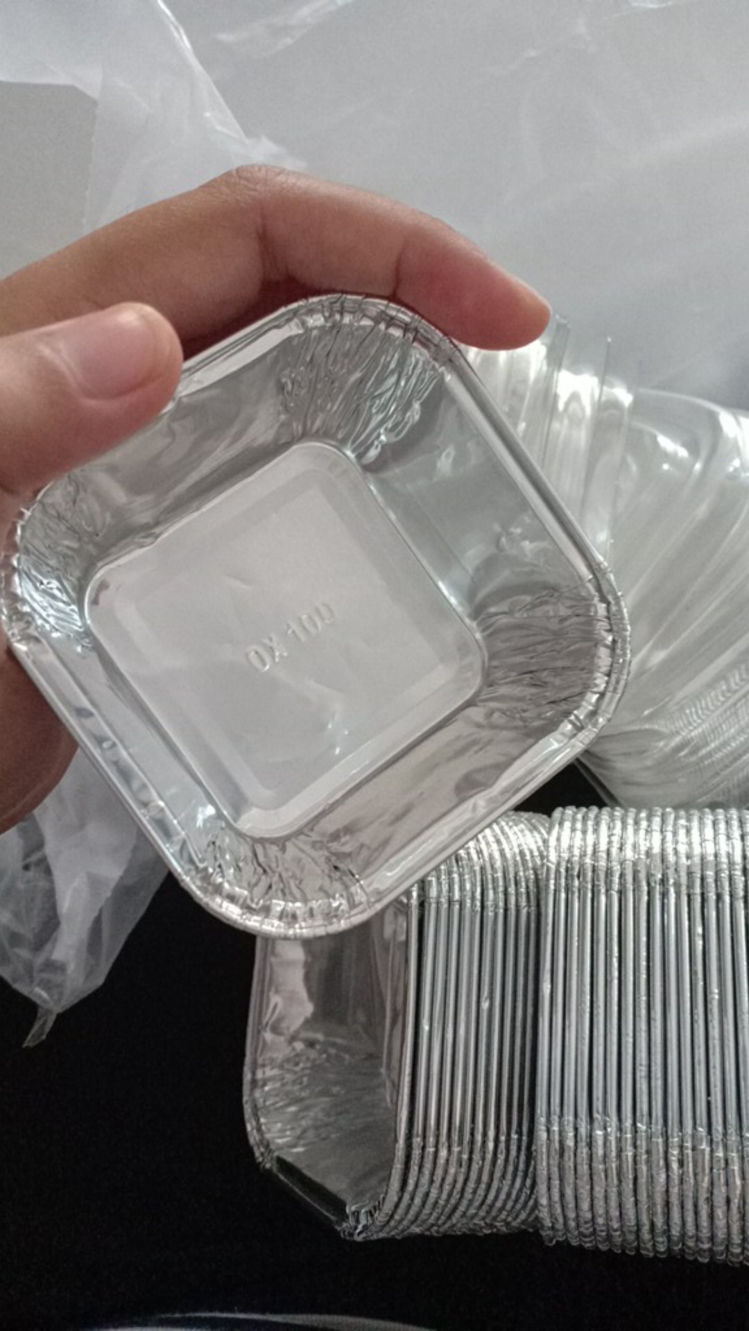 Alumunium Foil Cup Ox 100 + Tutup Mika