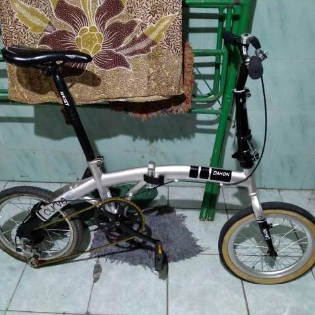 SEPEDA LIPAT CUSTOM DAHON CURVE 16" SECOND LIKE NEW - SELI DAHON PACIFIC NORIS