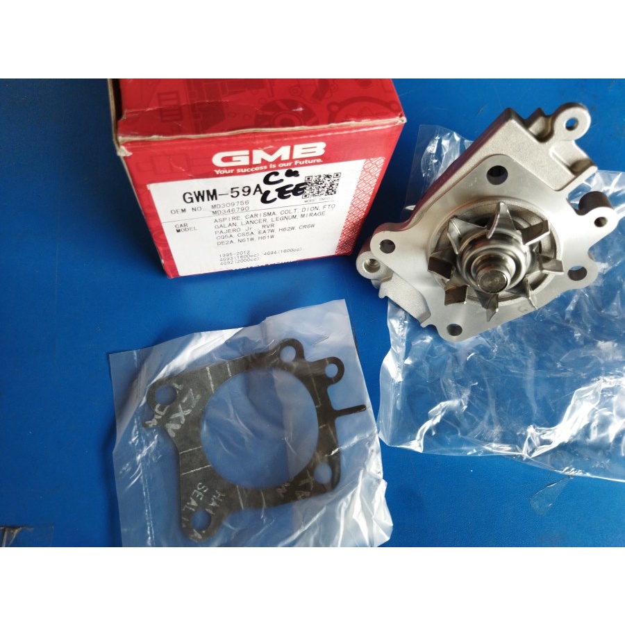 Water Pump Waterpump Mitsubishi Lancer CK CK4 Evo4 Cedia CS5 GWM-59A